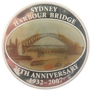 1 Dollar - Elizabeth II Sydney Harbour Bridge, Cook Islands, 2007 reverse image