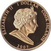 1 Dollar - Elizabeth II Queen Elizabeth in casual clothes and Prince Philip with crook obverse image