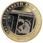 1 Dollar - Elizabeth II Queen in Carriage, Cook Islands, 2007 reverse image