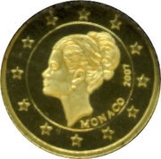 1 Dollar - Elizabeth II Monaco 2 Euro, Cook Islands, 2007 reverse image