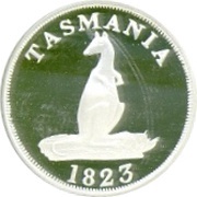 1 Dollar - Elizabeth II Macintosh and Degraves Shilling, Cook Islands, 2008 reverse image