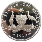 1 Dollar - Elizabeth II Florin, Cook Islands, 2008 reverse image