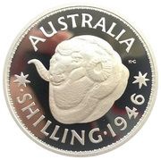 1 Dollar - Elizabeth II Perth Mint Shilling, Cook Islands, 2008 reverse image
