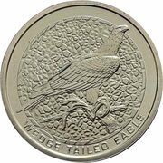 1 Dollar - Elizabeth II 4th Portrait - Wedge Tailed Eagle, Australia, 2008 reverse image