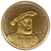 1 Dollar - Elizabeth II King Henry VIII, Cook Islands, 2008 reverse image