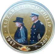 1 Dollar - Elizabeth II Q.E. II and D.O.E on Remembrance Day, Cook Islands, 2008 reverse image