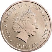 1 Dollar - Elizabeth II 4th Portrait - Green Turtle obverse image