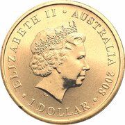 1 Dollar - Elizabeth II 4th Portrait - Platypus obverse image