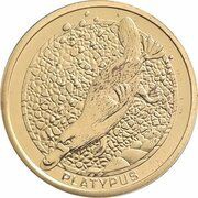 1 Dollar - Elizabeth II 4th Portrait - Platypus reverse image