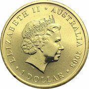 1 Dollar - Elizabeth II 4th Portrait - Australian Sea Lion obverse image