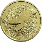 1 Dollar - Elizabeth II 4th Portrait - Australian Sea Lion, Australia, 2008 reverse image