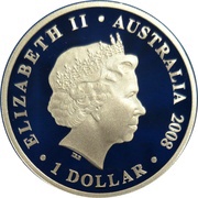 1 Dollar - Elizabeth II 4th Portrait - 90th Anniversary End of WWI obverse image