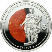 1 Dollar - Elizabeth II The Sun, Cook Islands, 2009 reverse image