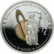 1 Dollar - Elizabeth II Saturn, Cook Islands, 2009 reverse image