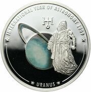 1 Dollar - Elizabeth II Uranus, Cook Islands, 2009 reverse image