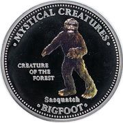 1 Dollar - Elizabeth II Bigfoot, Cook Islands, 2009 reverse image