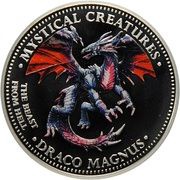 1 Dollar - Elizabeth II Draco Magnus, Cook Islands, 2009 reverse image