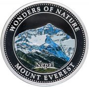 1 Dollar - Elizabeth II Mount Everest, Cook Islands, 2009 reverse image