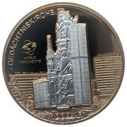 1 Dollar - Elizabeth II Kaiser Wilhelm Memorial Church, Cook Islands, 2009 reverse image