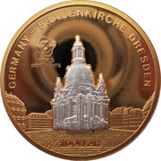 1 Dollar - Elizabeth II Church of Our Lady in Dresden, Cook Islands, 2009 reverse image