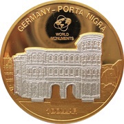 1 Dollar - Elizabeth II Porta Nigra in Trier, Cook Islands, 2009 reverse image