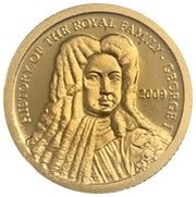 1 Dollar - Elizabeth II George I, Cook Islands, 2009 reverse image