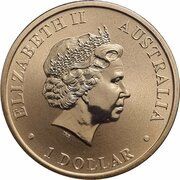 1 Dollar - Elizabeth II 4th Portrait - World Youth Day obverse image