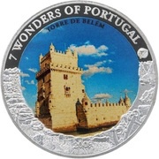 1 Dollar - Elizabeth II Belém Tower, Cook Islands, 2009 reverse image
