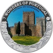 1 Dollar - Elizabeth II Castle of Guimarães, Cook Islands, 2009 reverse image