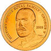 1 Dollar - Elizabeth II King George V, Cook Islands, 2009 reverse image