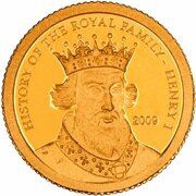 1 Dollar - Elizabeth II King Henry I, Cook Islands, 2009 reverse image