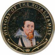 1 Dollar - Elizabeth II King James I, Cook Islands, 2009 reverse image