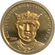 1 Dollar - Elizabeth II King Richard I, Cook Islands, 2009 reverse image