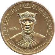 1 Dollar - Elizabeth II King Richard I, Cook Islands, 2009 reverse image