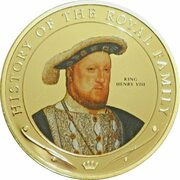 1 Dollar - Elizabeth II King Henry VIII, Cook Islands, 2009 reverse image