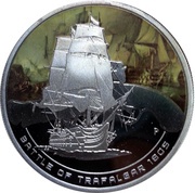 1 Dollar - Elizabeth II Battle of Trafalgar, Cook Islands, 2010 reverse image