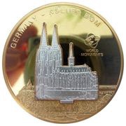 1 Dollar - Elizabeth II Cathedral of Cologne, Cook Islands, 2010 reverse image