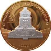 1 Dollar - Elizabeth II Memorial of the Battle of the Peoples, Cook Islands, 2010 reverse image