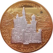 1 Dollar - Elizabeth II Castle Neuschwanstein, Cook Islands, 2010 reverse image
