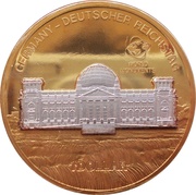 1 Dollar - Elizabeth II German Reichstag in Berlin, Cook Islands, 2010 reverse image