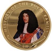 1 Dollar - Elizabeth II King Charles II, Cook Islands, 2010 reverse image