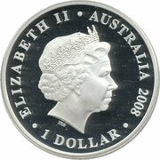 1 Dollar - Elizabeth II 4th Portrait - 150 Years of Australian Football - Silver Proof obverse image