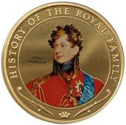 1 Dollar - Elizabeth II King George IV, Cook Islands, 2010 reverse image
