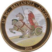 1 Dollar - Elizabeth II Boudicca's Uprising, Cook Islands, 2010 reverse image