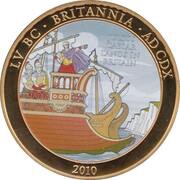 1 Dollar - Elizabeth II Julius Caesar, Cook Islands, 2010 reverse image