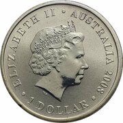 1 Dollar - Elizabeth II 4th Portrait - 2008 Olympic Games Beijing obverse image