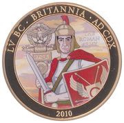 1 Dollar - Elizabeth II Roman Army, Cook Islands, 2010 reverse image
