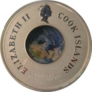 1 Dollar - Elizabeth II First space shuttle obverse image