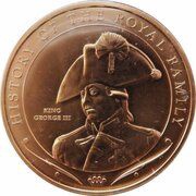 1 Dollar - Elizabeth II King George III, Cook Islands, 2010 reverse image
