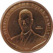 1 Dollar - Elizabeth II King George VI, Cook Islands, 2010 reverse image